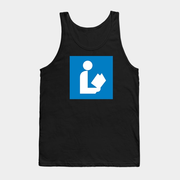 National Library Symbol Tank Top by The Soviere